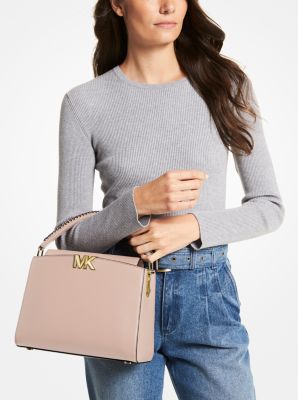 Karlie Medium Leather Satchel - Image 8