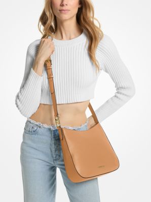 Kensington Large Pebbled Leather Crossbody Bag - Image 5