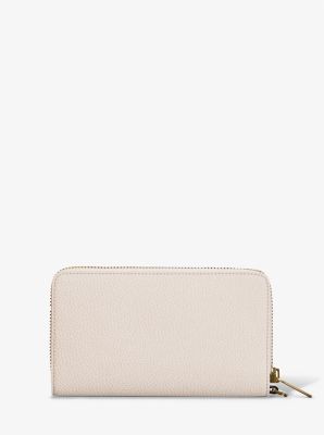 Large Pebbled Leather Smartphone Wristlet - Image 10