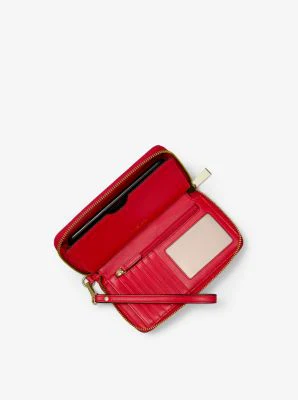 Large Quilted Leather Smartphone Wristlet - Image 3