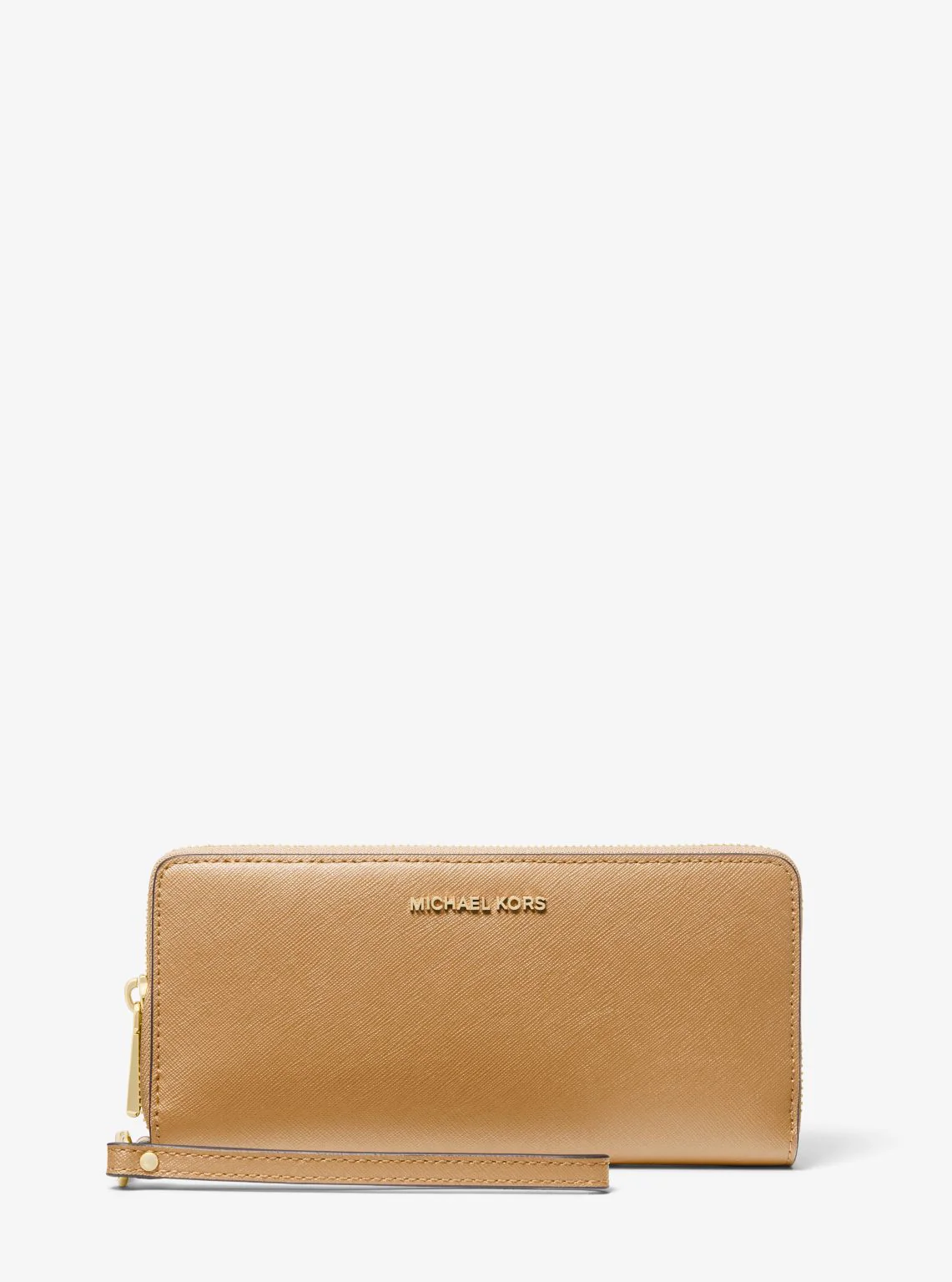 Large Saffiano Leather Continental Wallet - Image 10
