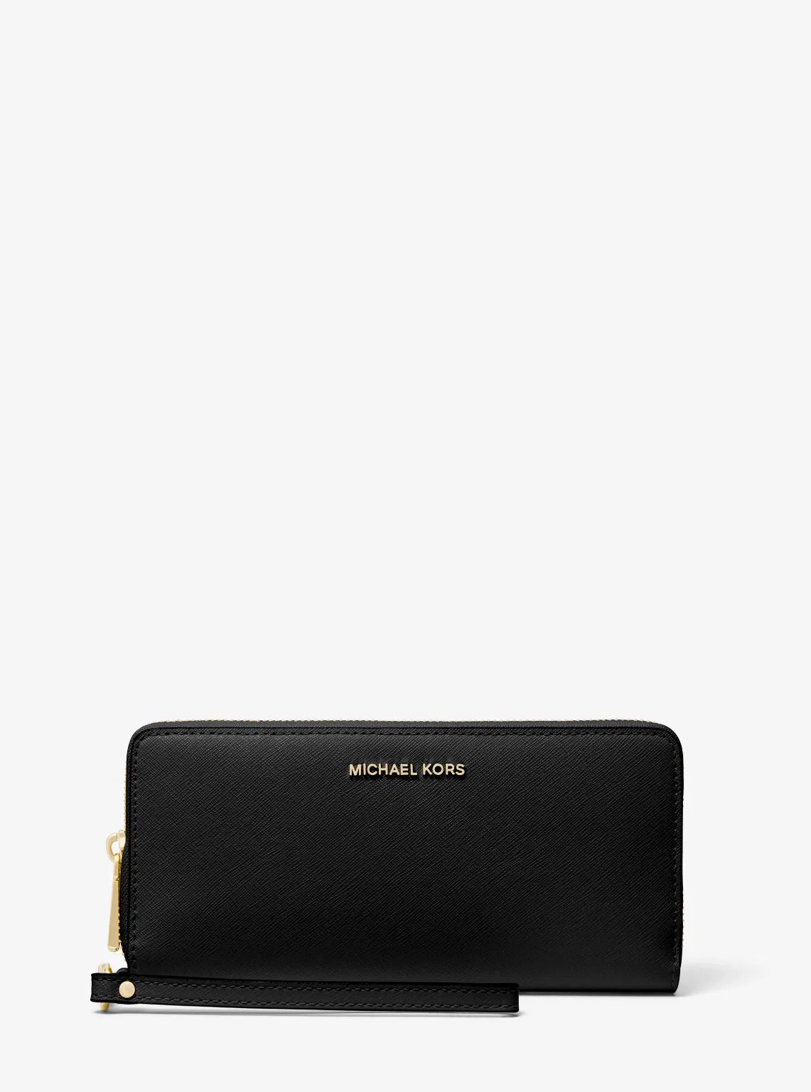 Large Saffiano Leather Continental Wallet - Image 7