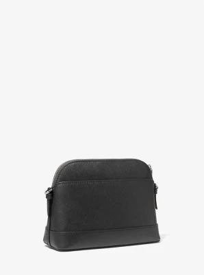 Large Saffiano Leather Dome Crossbody Bag - Image 4