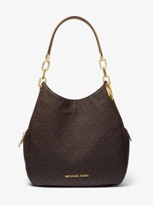 Lillie Large Logo Shoulder Bag - Image 12