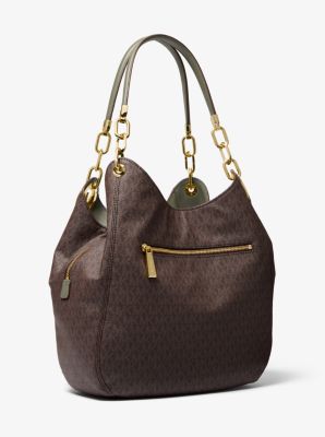 Lillie Large Logo Shoulder Bag - Image 4