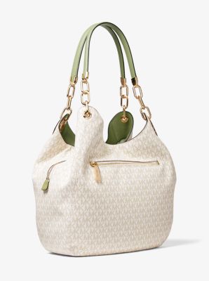 Lillie Large Logo Shoulder Bag - Image 9