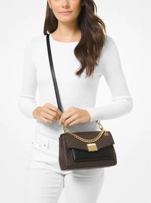 Lita Medium Two-Tone Logo Crossbody Bag - Image 15