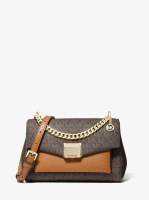 Lita Medium Two-Tone Logo Crossbody Bag - Image 31