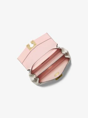 Lita Small Two-Tone Logo and Leather Crossbody Bag - Image 28