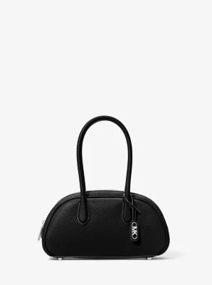 Lulu Small Pebbled Leather Satchel - Image 2