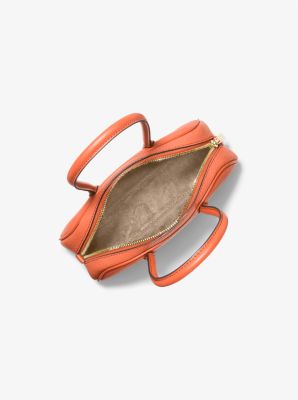 Lulu Small Pebbled Leather Satchel - Image 18