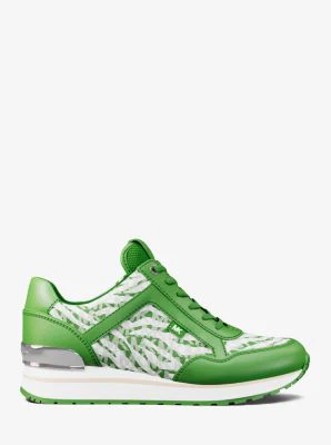 Maddy Zebra Print Signature Logo Trainer - Image 17