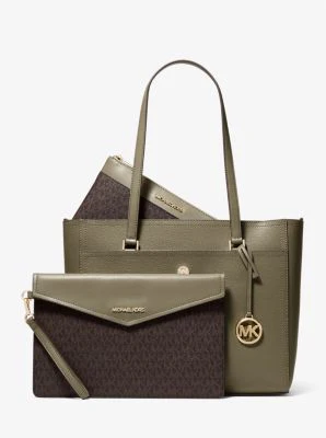 Maisie Large Pebbled Leather 3-in-1 Tote Bag - Image 36