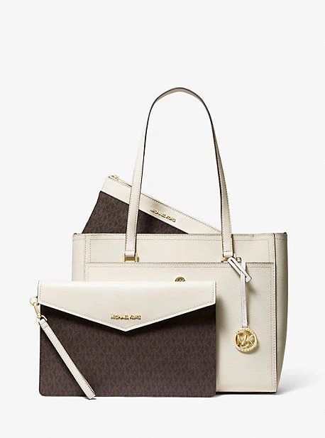 Maisie Large Pebbled Leather 3-in-1 Tote Bag - Image 57
