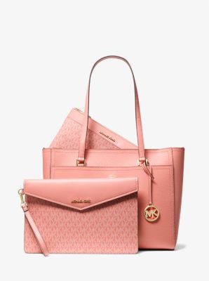 Maisie Large Pebbled Leather 3-in-1 Tote Bag - Image 65