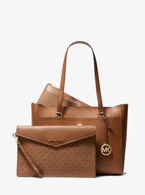 Maisie Large Pebbled Leather 3-in-1 Tote Bag - Image 85