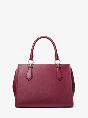 Marilyn Medium Saffiano Leather Satchel - Image 27