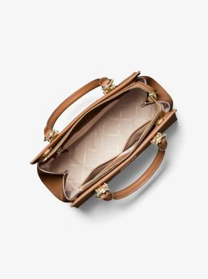 Marilyn Medium Saffiano Leather Satchel - Image 9