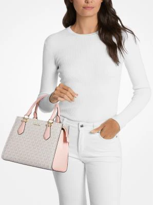 Marilyn Medium Signature Logo Convertible Satchel - Image 4