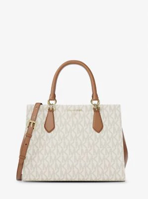 Marilyn Medium Signature Logo Convertible Satchel - Image 9