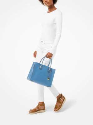 Mercer Large Saffiano Leather Tote Bag - Image 4