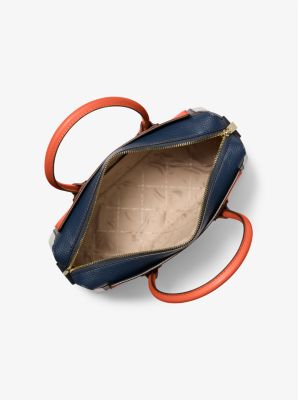 Mercer Medium Color-Block Belted Satchel - Image 16