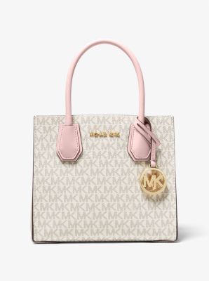 Mercer Medium Logo and Leather Accordion Crossbody Bag - Image 2