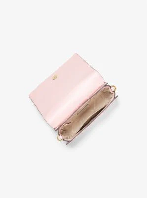 Mercer Small Woven Faux Leather and Suede Crossbody Bag - Image 3