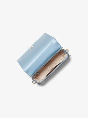 Mercer Small Woven Faux Leather and Suede Crossbody Bag - Image 7