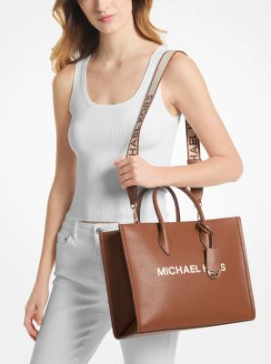 Mirella Medium Pebbled Leather Tote Bag - Image 12