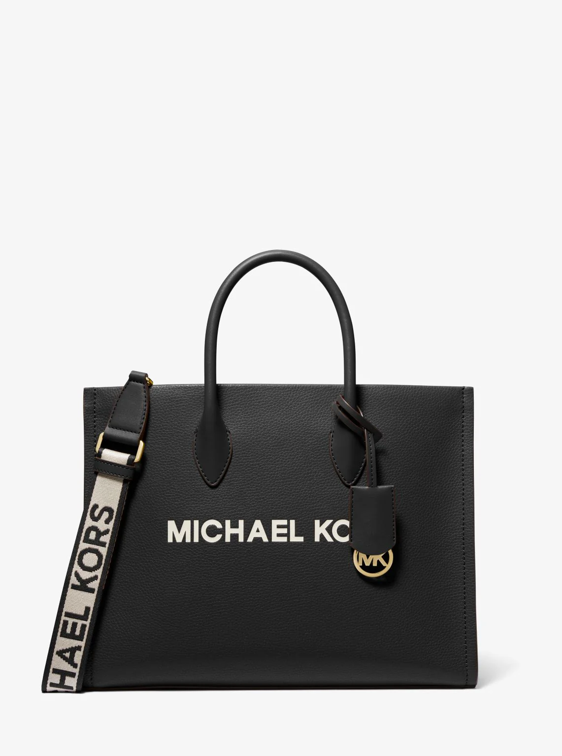 Mirella Medium Pebbled Leather Tote Bag - Image 13