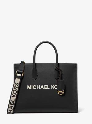 Mirella Medium Pebbled Leather Tote Bag - Image 14