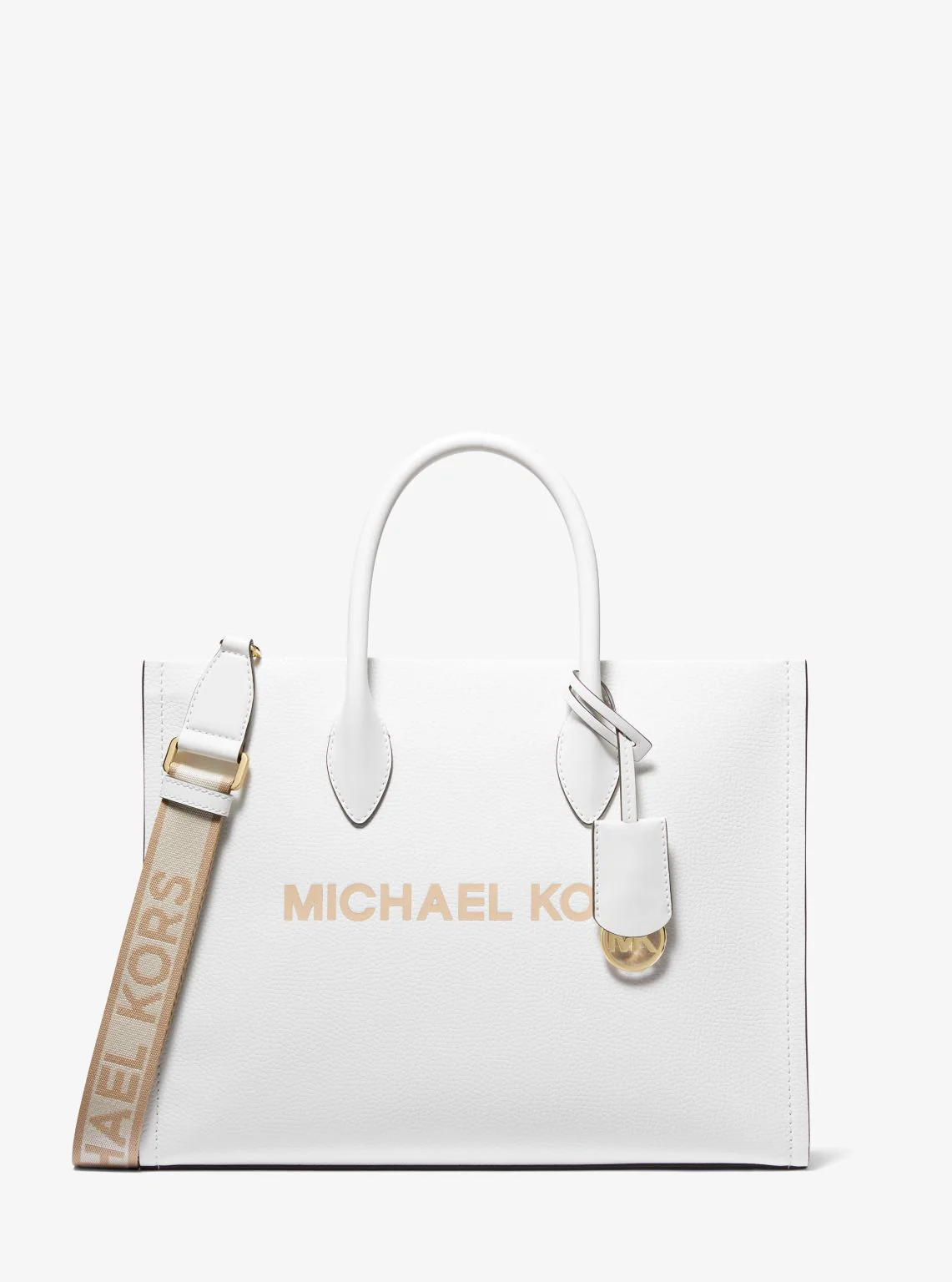 Mirella Medium Pebbled Leather Tote Bag - Image 17