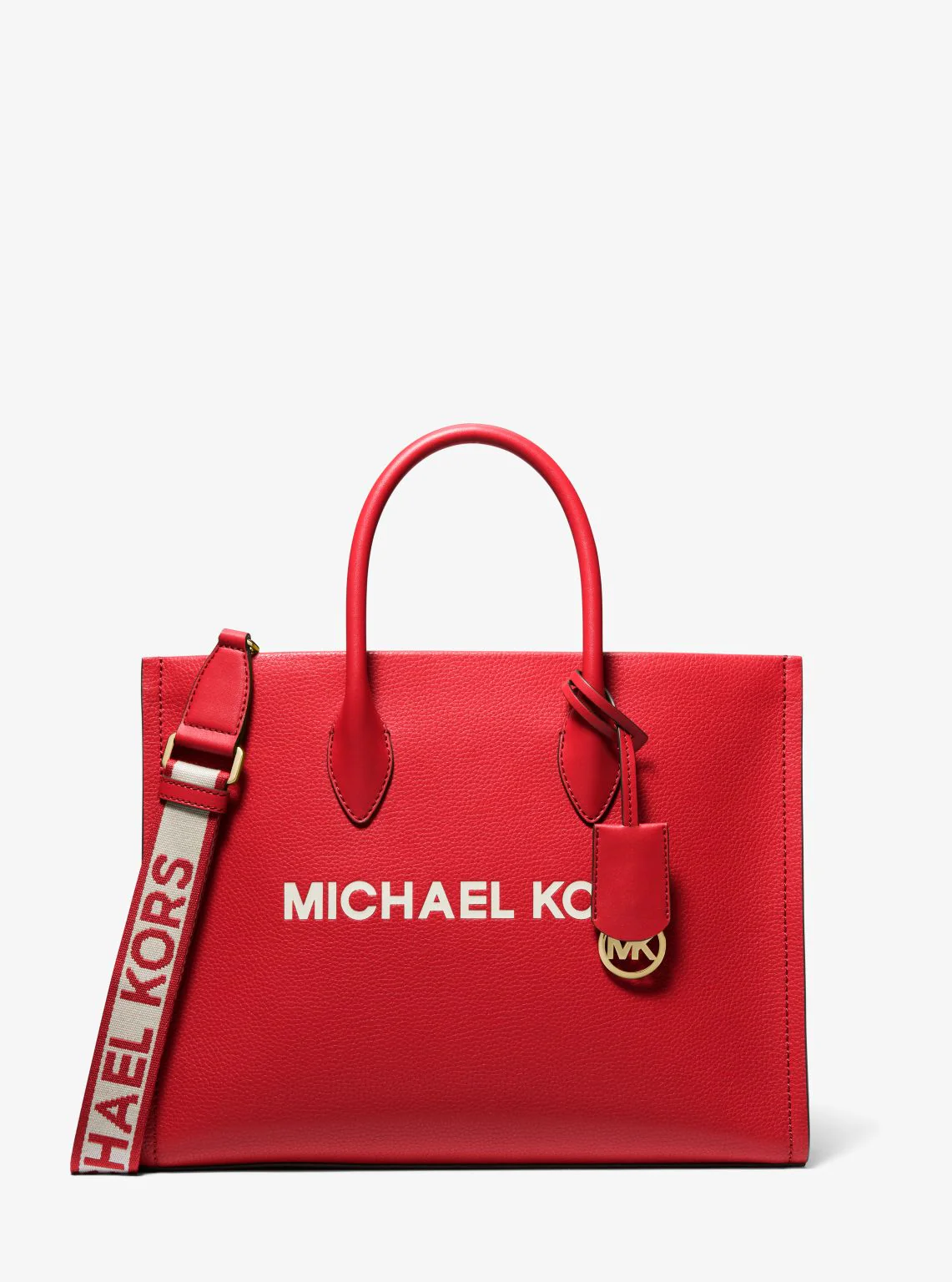 Mirella Medium Pebbled Leather Tote Bag - Image 21