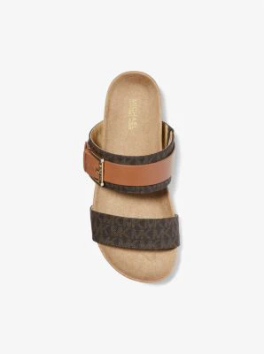 Mylah Logo and Leather Sandal - Image 8