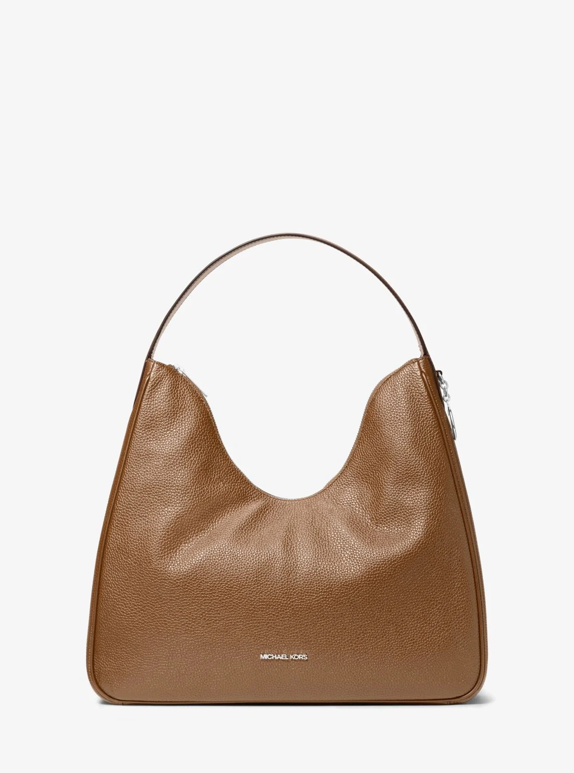 Nayla Medium Pebbled Leather Hobo Shoulder Bag - Image 8