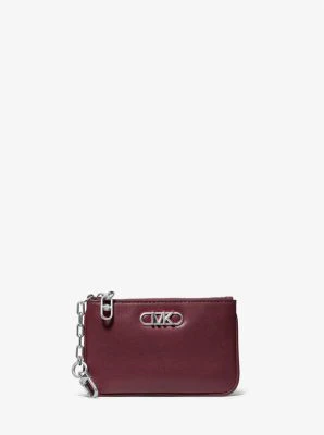 Parker Small Leather Zip Card Case - Image 6