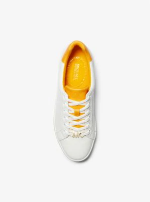 Poppy Faux Leather and Logo Sneaker - Image 4