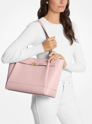 Reed Large Pebbled Leather Tote Bag - Image 7