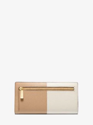 Reed Large Two-Tone Pebbled Leather Wallet - Image 8