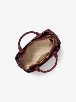 Reed Small Two-Tone Pebbled Leather Belted Satchel - Image 11