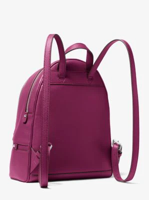 Rhea Medium Leather Backpack - Image 14