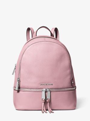 Rhea Medium Leather Backpack - Image 17
