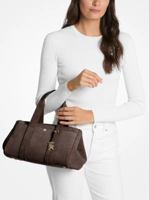 Romee Small Suede Satchel - Image 4