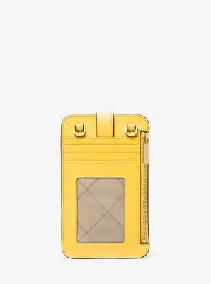 Saffiano Leather Smartphone Crossbody Bag - Image 18