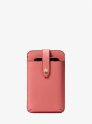 Saffiano Leather Smartphone Crossbody Bag - Image 26