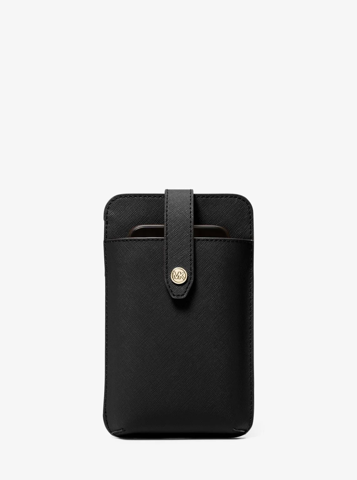 Saffiano Leather Smartphone Crossbody Bag - Image 31