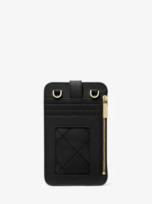 Saffiano Leather Smartphone Crossbody Bag - Image 34