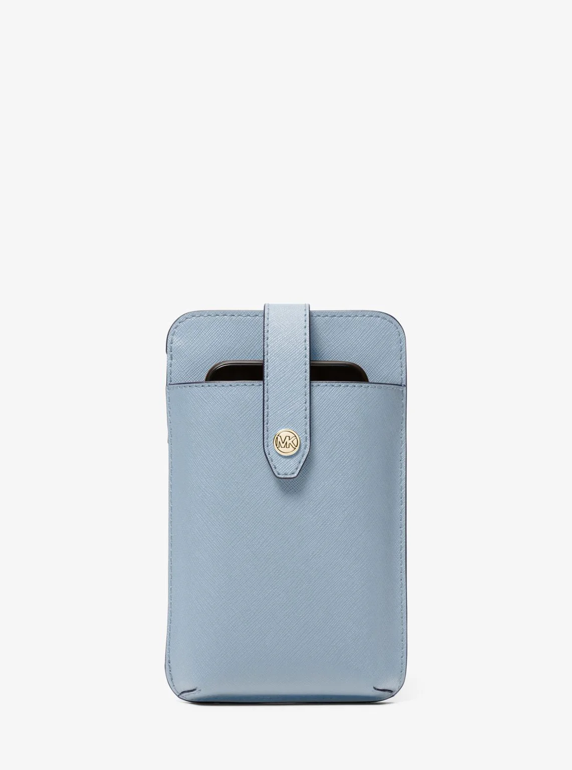 Saffiano Leather Smartphone Crossbody Bag - Image 6