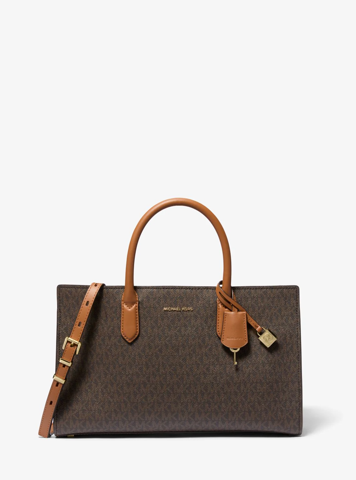 Scarlett Medium Signature Logo Satchel - Image 31